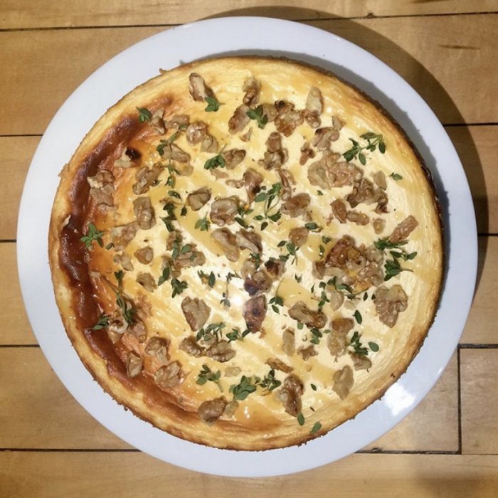 Cheesecake De Iogurte Com Mel