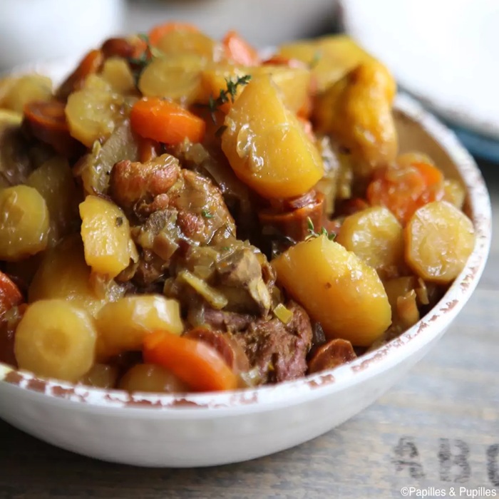 Tajine De Poulet Aux Carottes Et Patates Douces (Tagine De Frango E Batata Doce)
