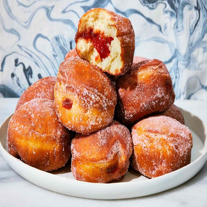 Rosquinhas polonesas (Pączki)