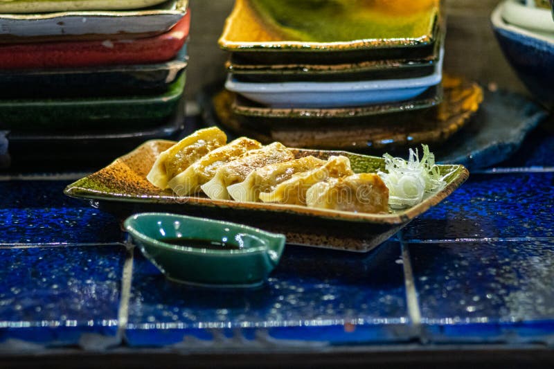 Gyoza Japonesa com Molho de Soja