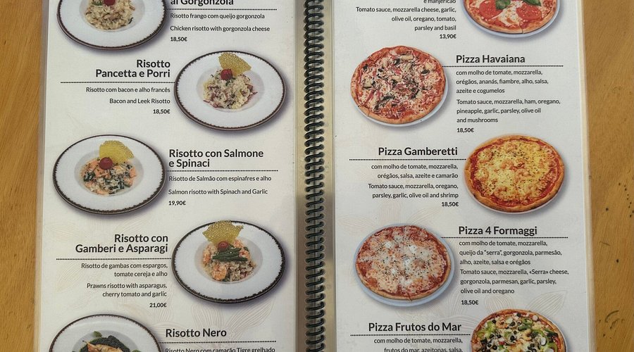 Risotto de Queijo com Molho de Salsa